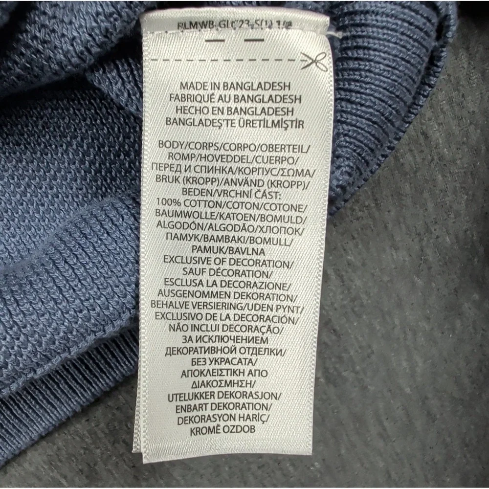 POLO Ralph Lauren Sweater Mens XXL TG 1/4 Zip PIMA Cotton Pullover Waffle Knit